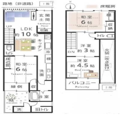 京都市南区東九条上御霊町　中古テラスハウス