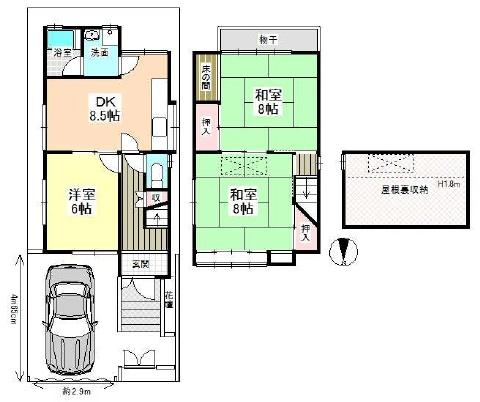 京都市右京区嵯峨大覚寺門前堂ノ前町　中古戸建