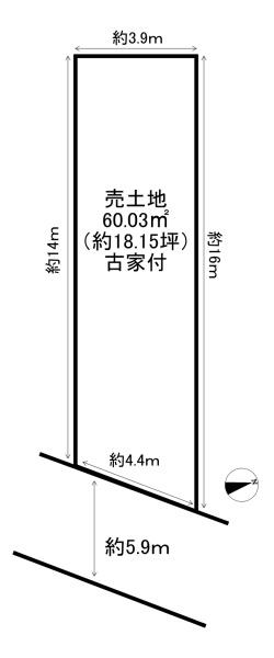 京都市左京区一乗寺東杉ノ宮町　古家付売土地