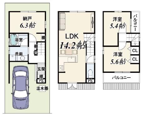 京都市上京区観音寺門前町 新築戸建