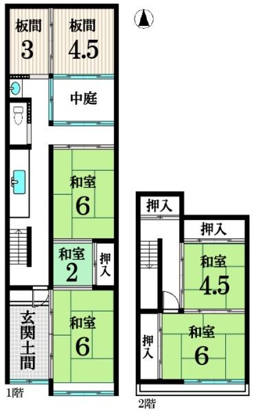 京都市中京区西ノ京小堀町　中古戸建