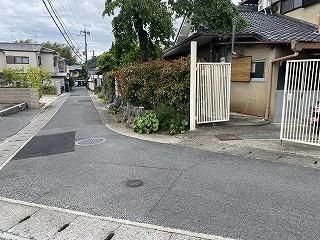 京都市右京区嵯峨二尊院門前北中院町の土地