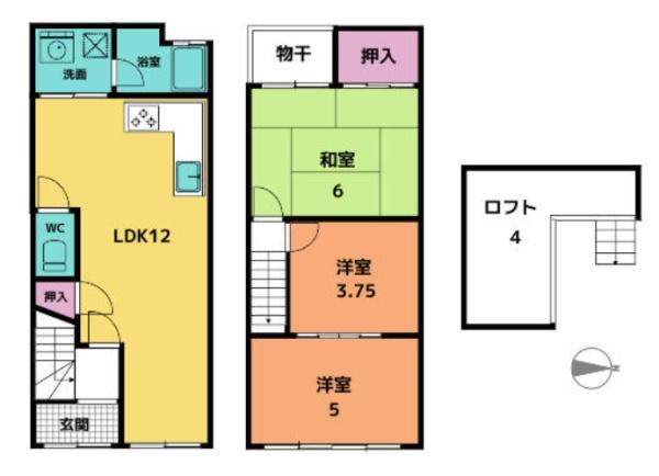 京都市北区鷹峯藤林町　中古戸建