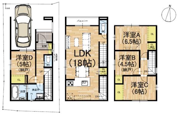 京都市上京区芦山寺通智恵光院西入戌亥町　新築戸建