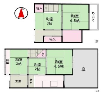 京都市中京区越後町　中古テラスハウス