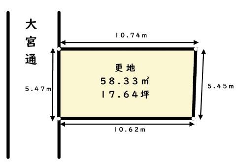 京都市北区紫野門前町　建築条件無売土地