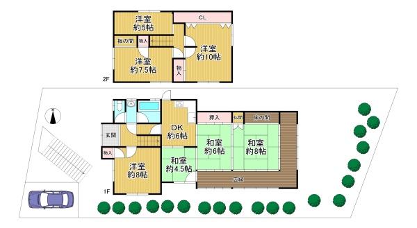 京都市左京区岩倉花園町の中古一戸建て