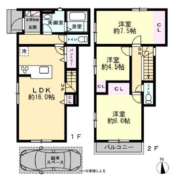 京都市右京区西院春栄町　新築戸建　2号地