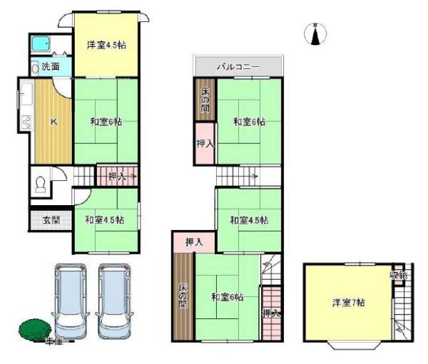 京都市右京区梅津北川町　中古戸建