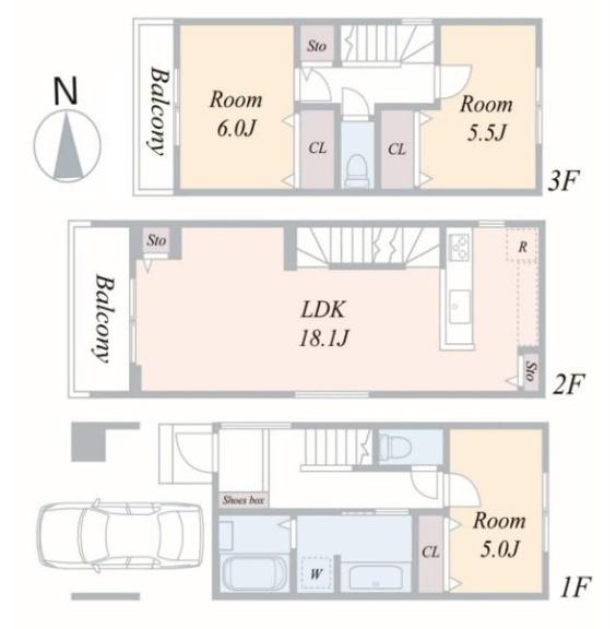 京都市上京区寺今町　A号棟　新築戸建