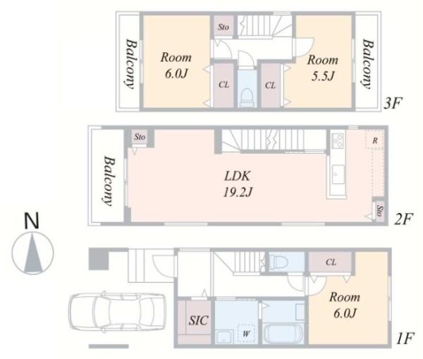京都市上京区寺今町　C号棟　新築戸建