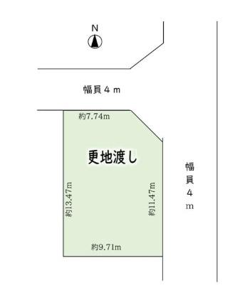 京都市右京区太秦土本町 建築条件無売土地