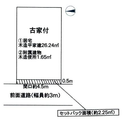 京都市下京区夷馬場町　古家付売土地