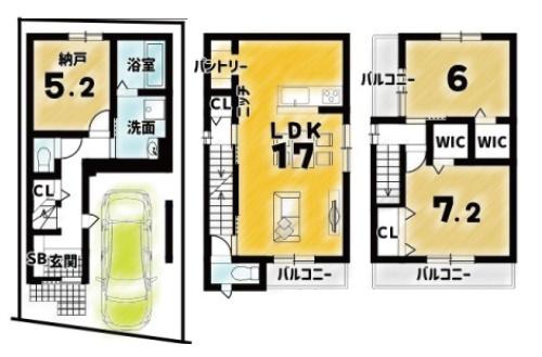京都市右京区梅津中村町　新築戸建