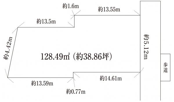 京都市南区四ツ塚町　建築条件無売土地