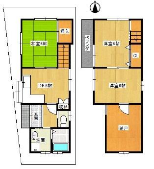 京都市右京区太秦安井西裏町　中古戸建