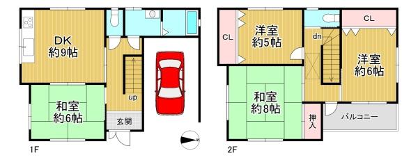 京都市山科区勧修寺東堂田町の中古一戸建て