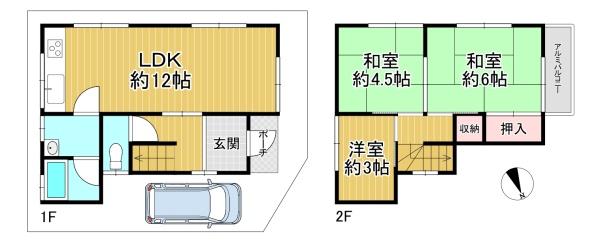 宇治市木幡平尾　中古戸建