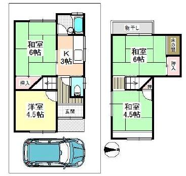 京都市右京区鳴滝藤ノ木町 中古戸建