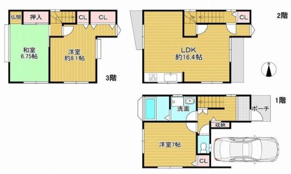 京都市南区久世築山町　中古戸建