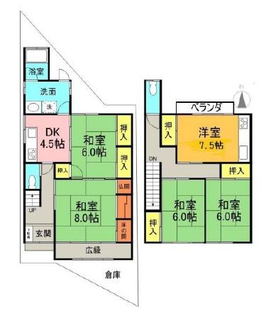 京都市北区衣笠開キ町　中古戸建
