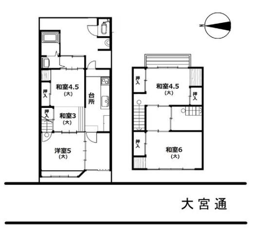 京都市北区紫野門前町　中古戸建