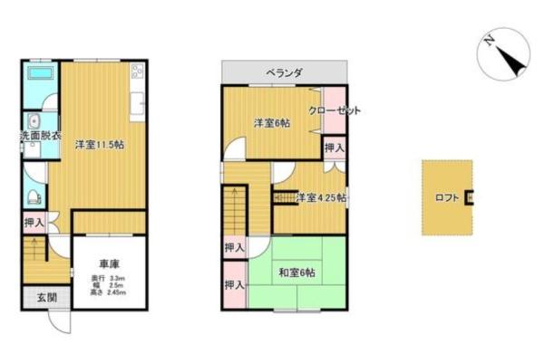京都市北区大宮西野山町　中古戸建
