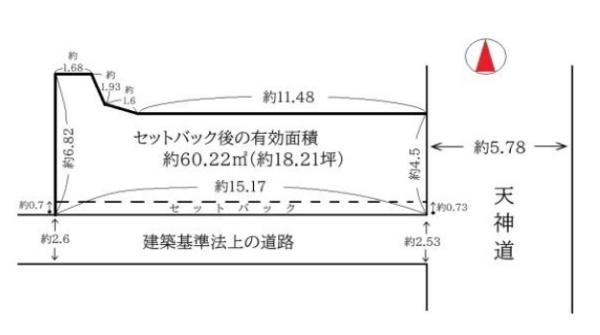京都市上京区下横町　古家付売土地