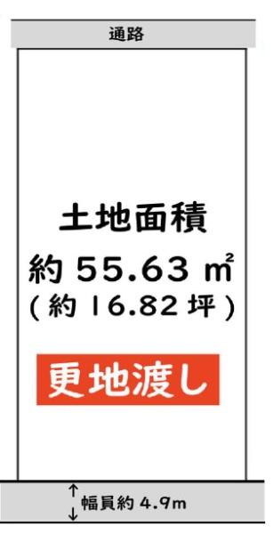 京都市右京区太秦八反田町　建築条件無売土地