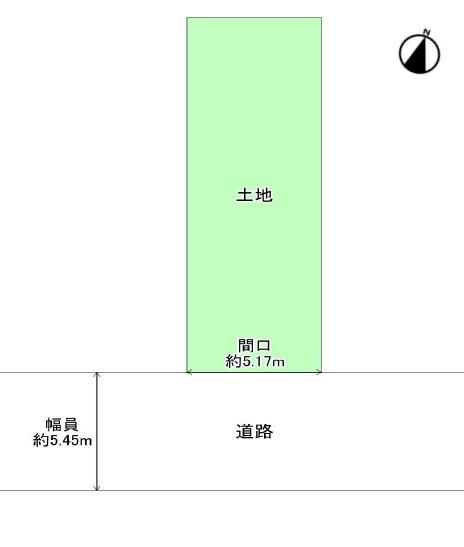 京都市北区紫竹西野山町の土地