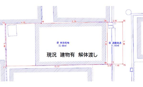 京都市北区小山上板倉町　建築条件無売土地