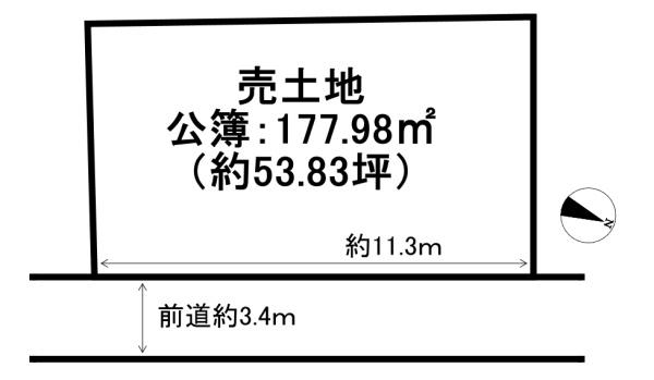 京都市右京区京北周山町上植代の土地