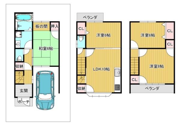 京都市東山区福稲高原町　中古戸建