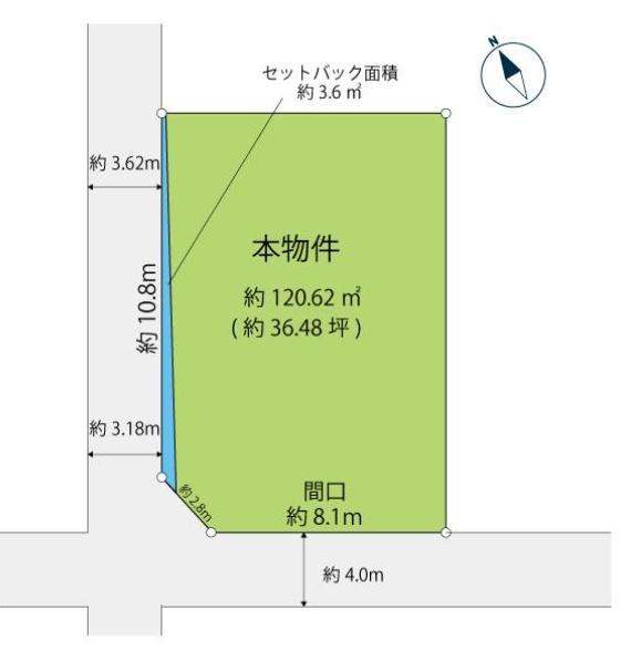 京都市北区大宮玄琢北町　古家付売土地