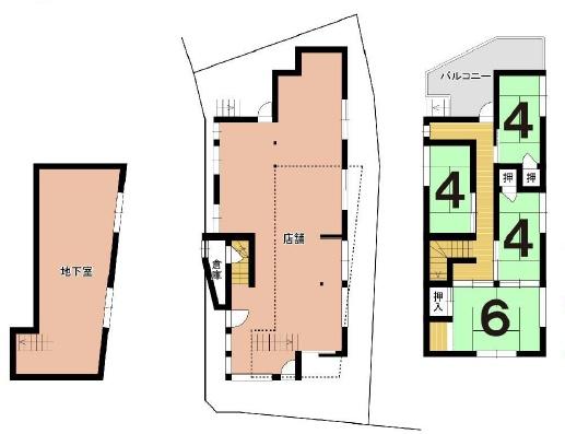 京都市北区衣笠北荒見町　店舗付中古戸建