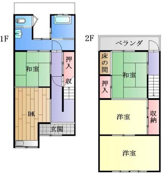 京都市右京区嵯峨甲塚町　中古テラスハウス