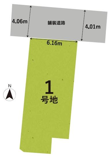 京都市中京区聚楽廻東町　1号地　建築条件無売土地