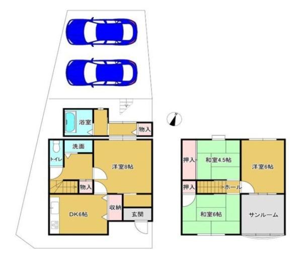 京都市左京区岩倉忠在地町　中古テラスハウス