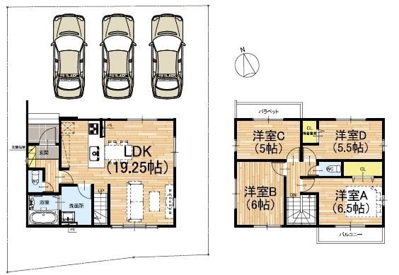 京都市右京区鳴滝泉殿町　2号地　新築戸建て