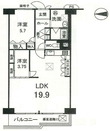西ノ京スカイハイツA棟