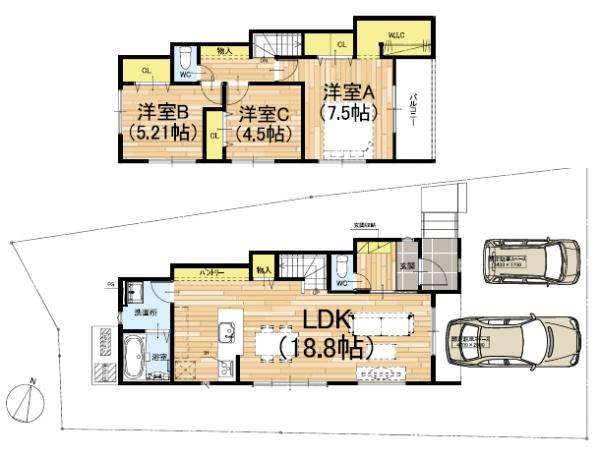 京都市左京区北白川丸山町 1号地 新築戸建