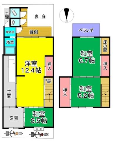 京都市北区紫野北舟岡町　中古戸建
