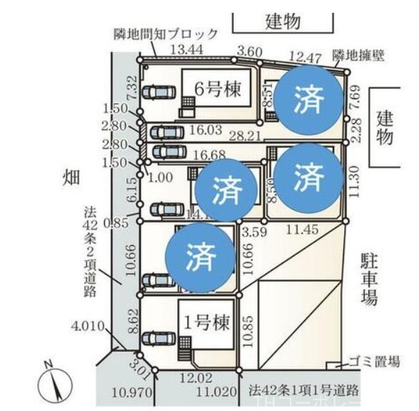 綾瀬市早川第６　新築分譲全６棟　１号棟