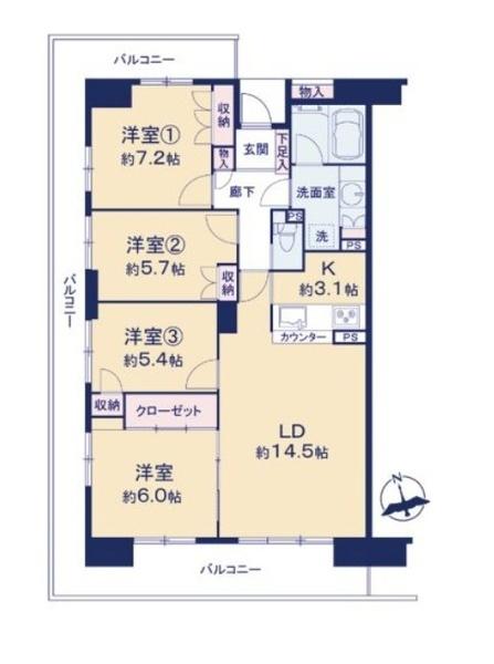 茅ヶ崎市矢畑　藤和ハイタウン湘南茅ヶ崎