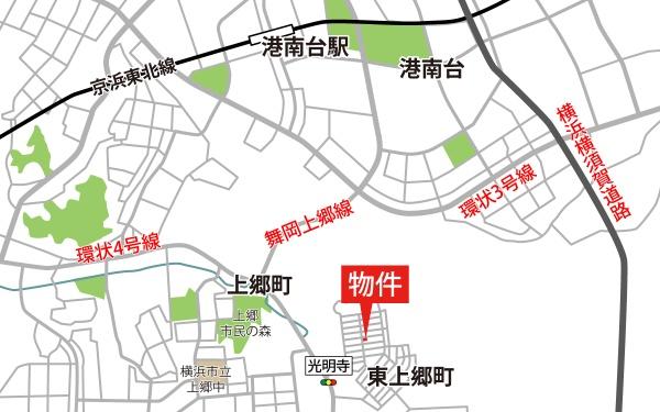 横浜市栄区東上郷町の土地