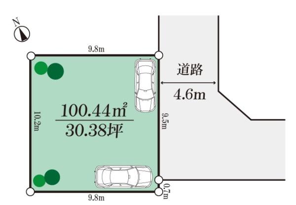 海老名市杉久保北５丁目の土地