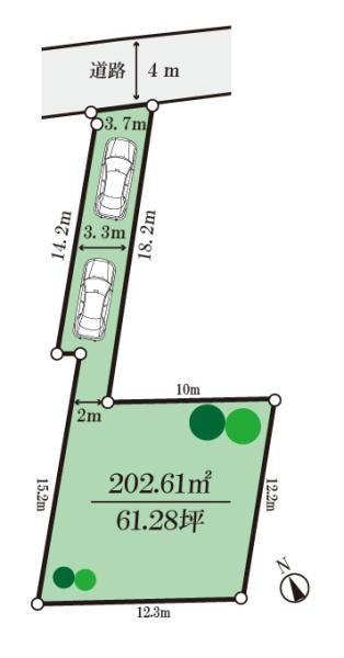 秦野市春日町　売地