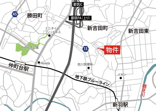 横浜市港北区新吉田町の土地