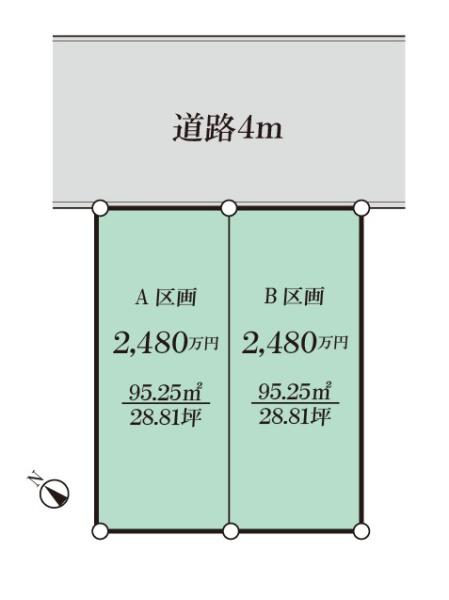 相模原市南区上鶴間　売地　B区画