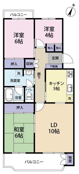 あやせグリーンハイツ　7号棟　２階